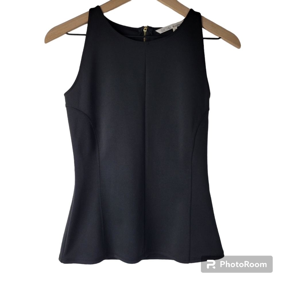 Rachel Roy | Womens Sleeveless Black Dressy Top Small Shirt